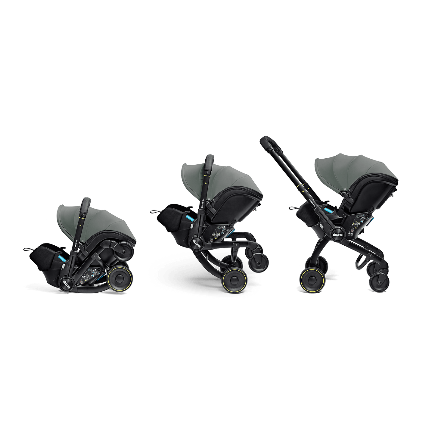 Doona X Autostoel & Kinderwagen - Slate Green
