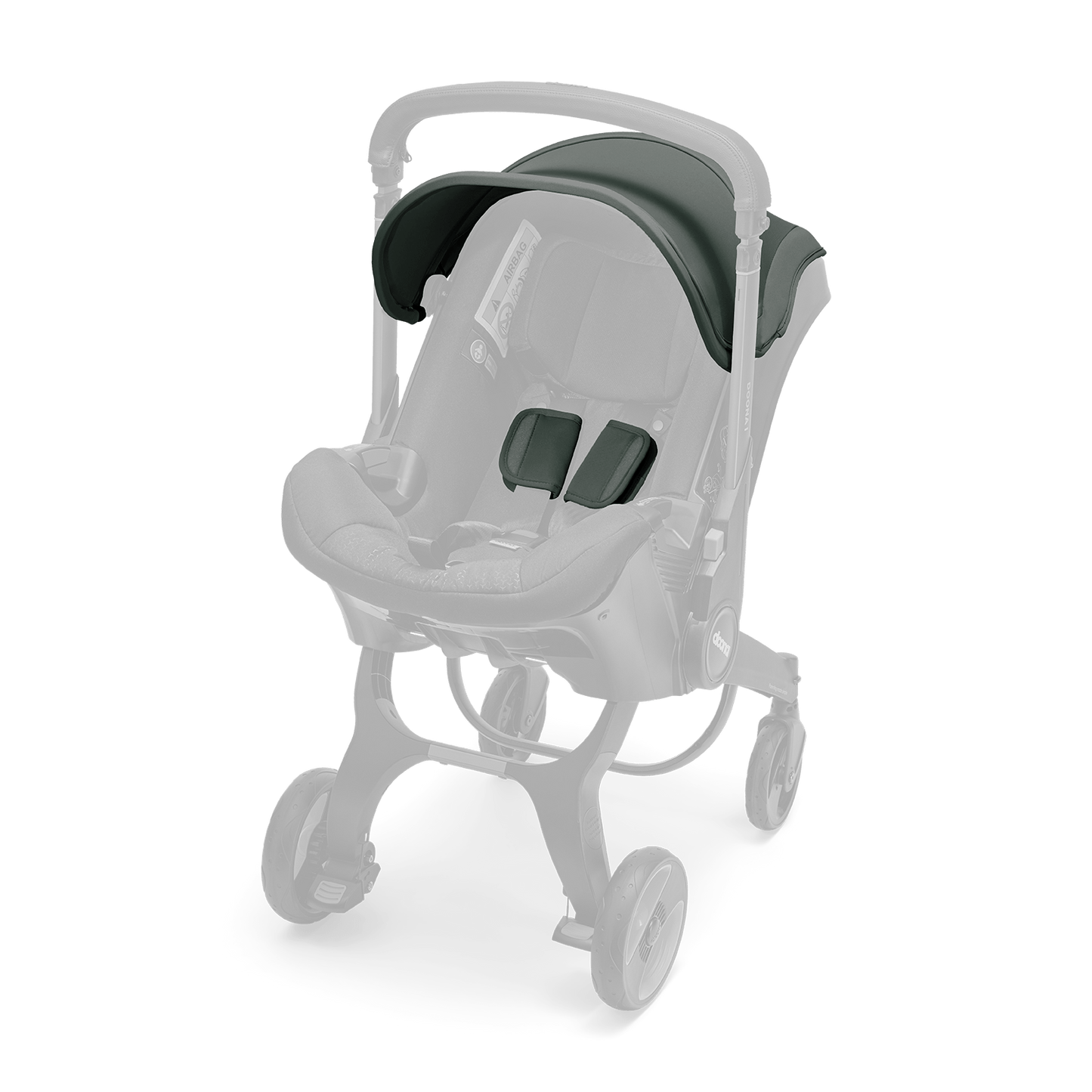 Doona X Canopy & Shoulder Pads - Slate Green