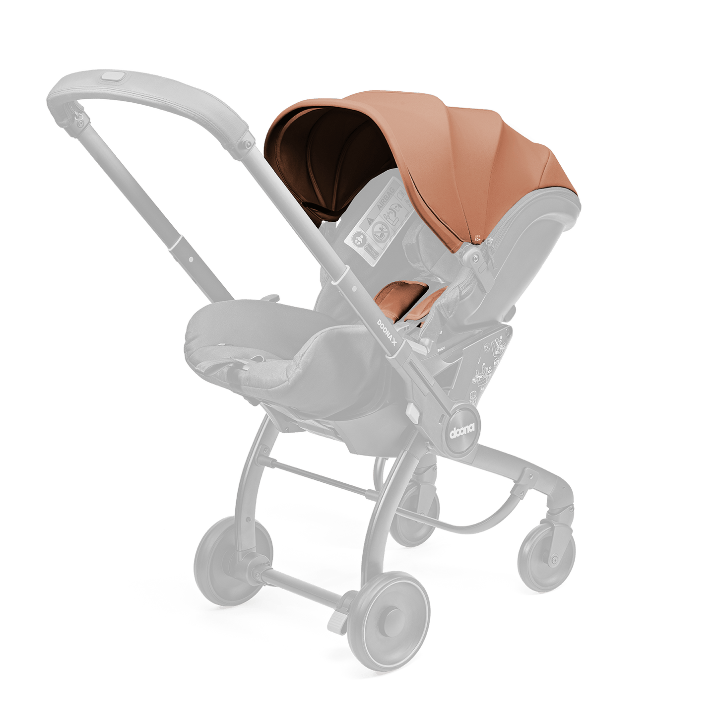 Doona X Canopy & Shoulder Pads - Terracotta