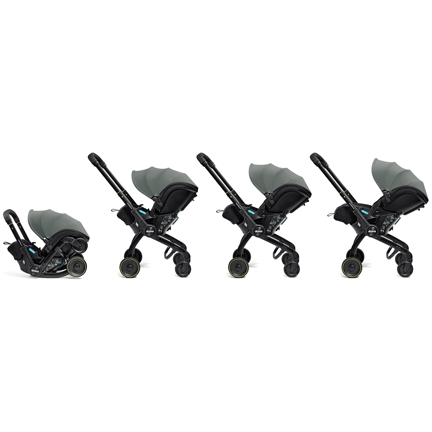 Doona X Autostoel & Kinderwagen - Slate Green